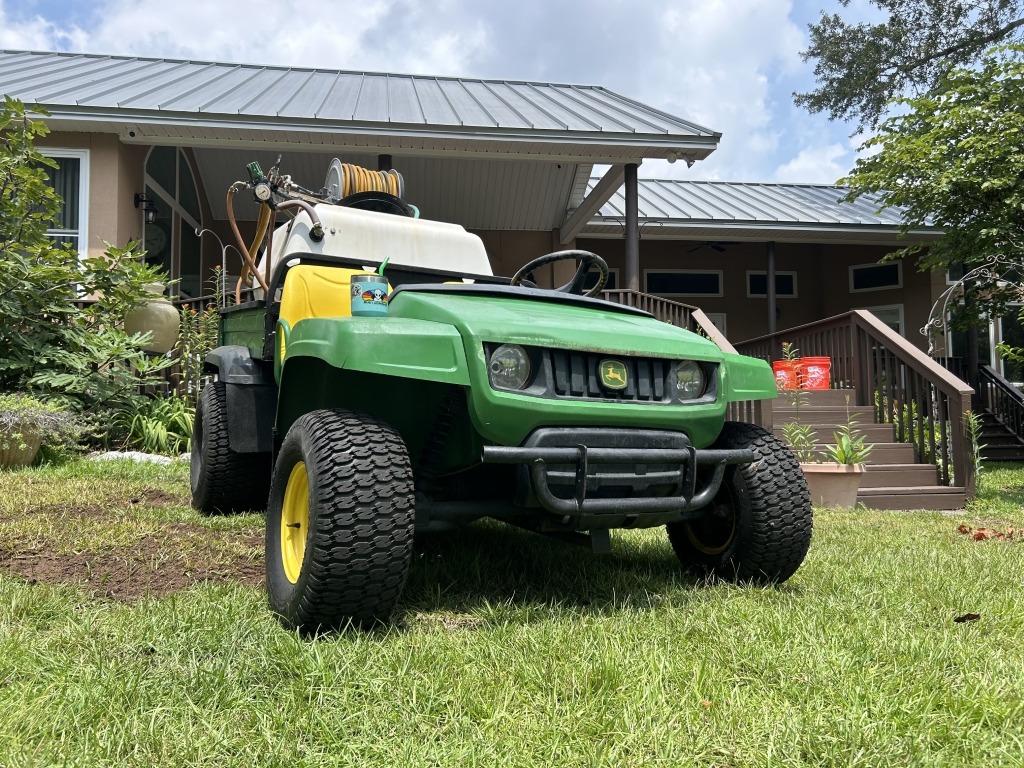 Green and healthy lawn after sod installation and irrigation services